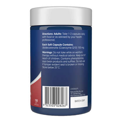 Bioglan CoQ10 150mg 150s