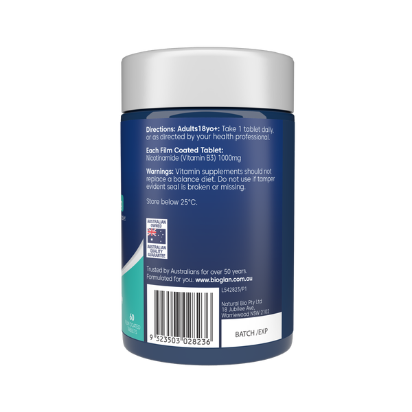 Bioglan Vitamin B3 High Strength 1000mg
