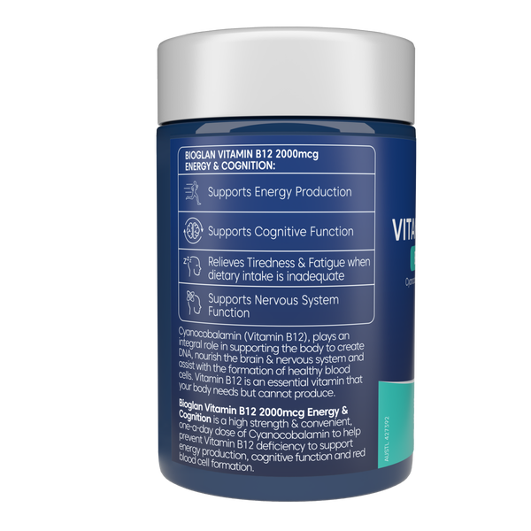 Bioglan Vitamin B12 2000mcg Energy & Cognition 90s