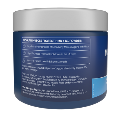 Bioglan Muscle Protect HMB + D3 Powder 150g