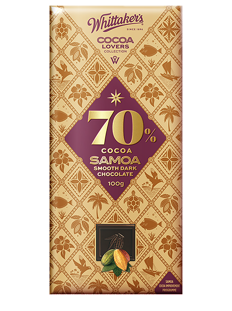 70% Samoa Dark Chocolate – 100g
