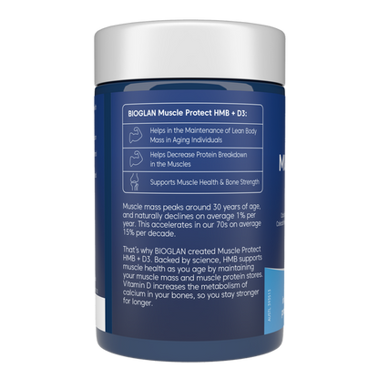 Bioglan Muscle Protect HMB + D3 60 tablets