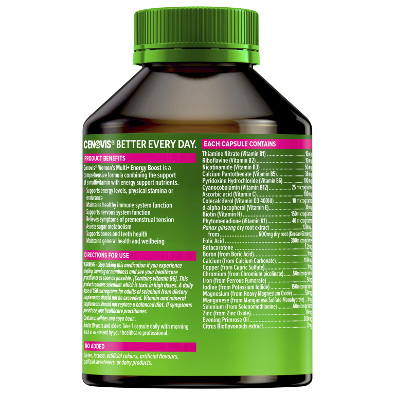 Cenovis Women’s Multi + Energy Boost