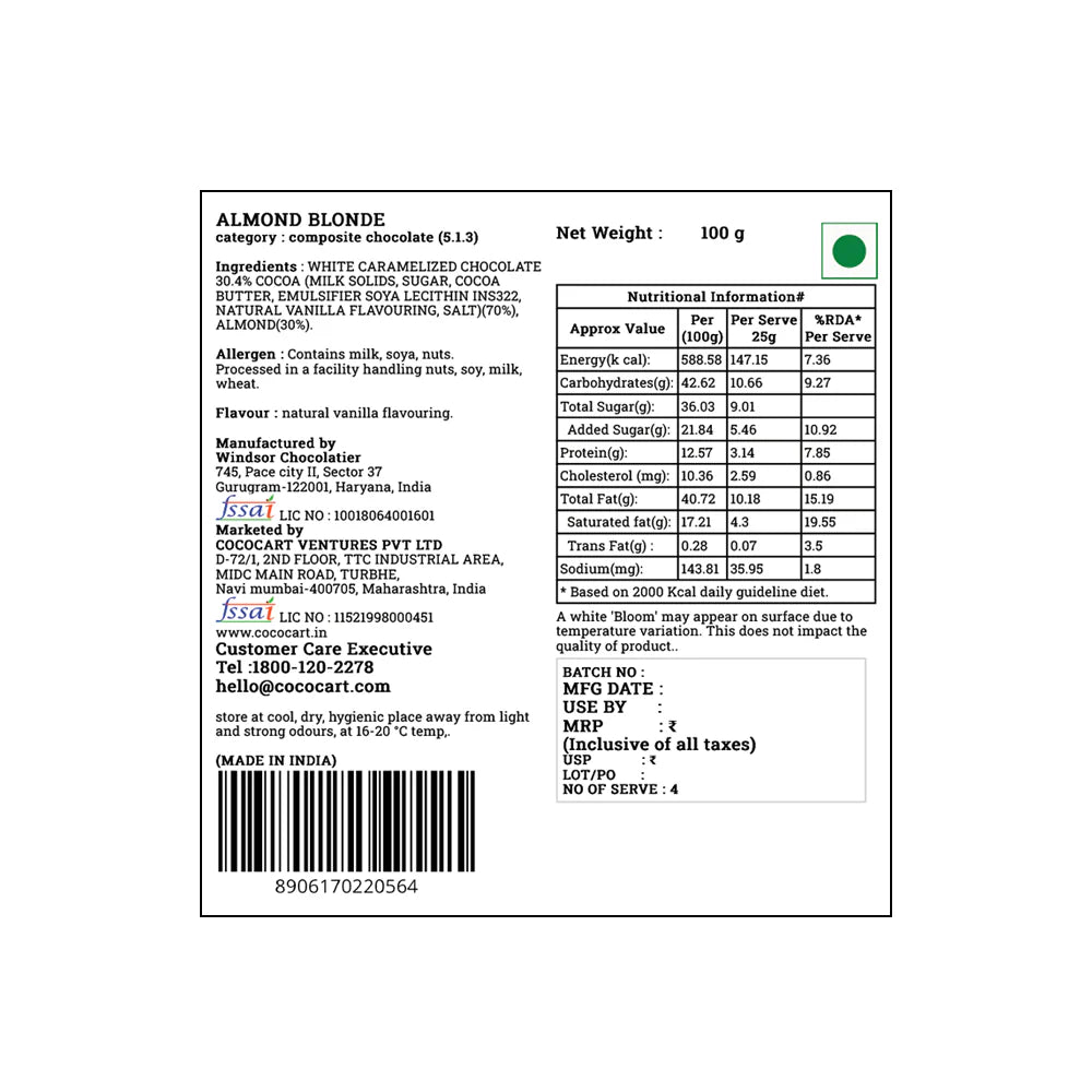 Rhine Valley Almond Blonde 100g