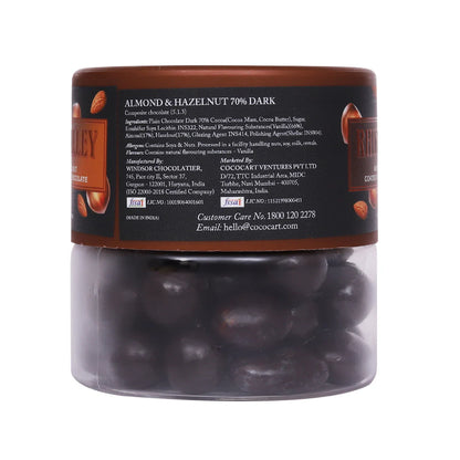 Rhine Valley Almond & Hazelnut 70% Dark Dragees 100g