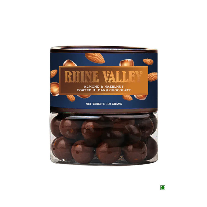 Rhine Valley Almond & Hazelnut Dark Dragees 100g