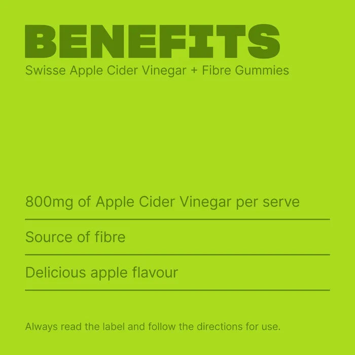 Apple Cider Vinegar + Fibre Gummies