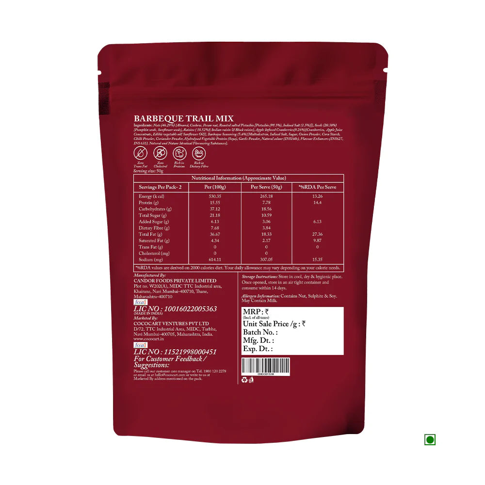 Rhine Valley Barbeque Trail Mix 100g