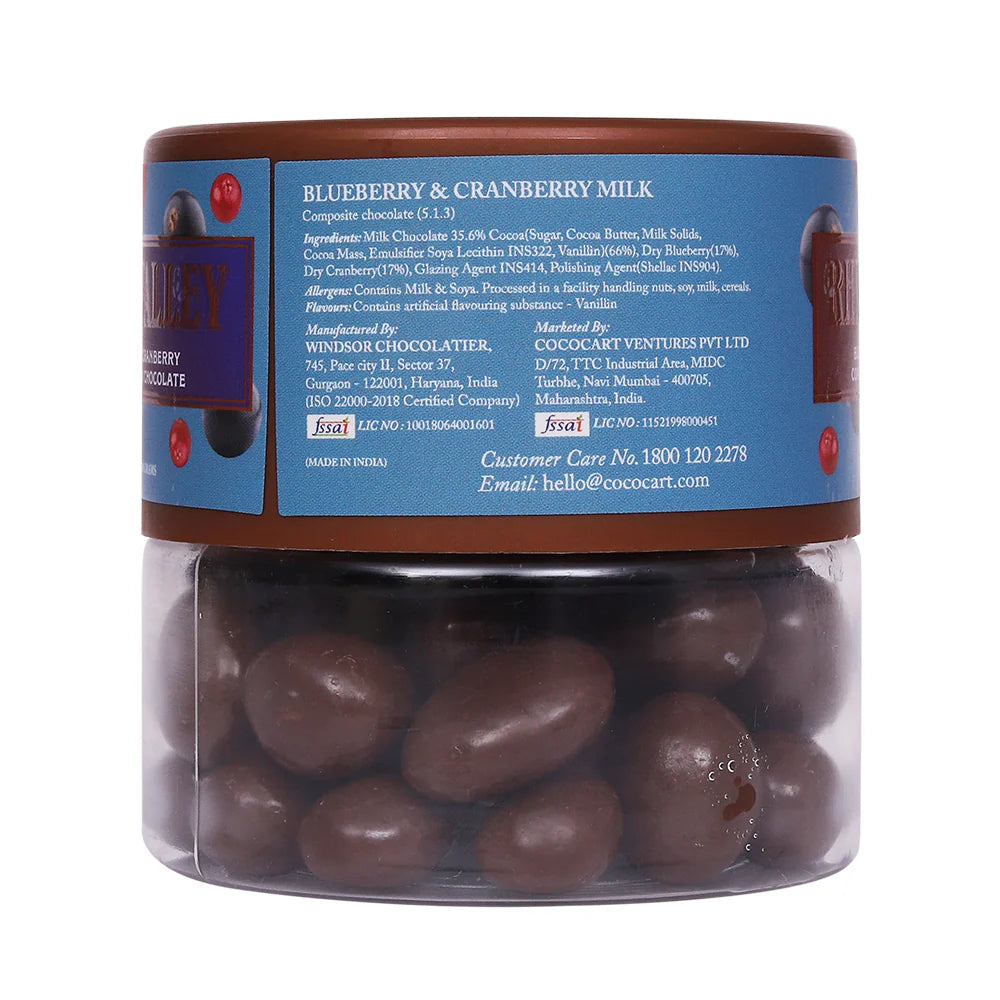 Rhine Valley Blueberry & Cranberry Milk Dragees 100g