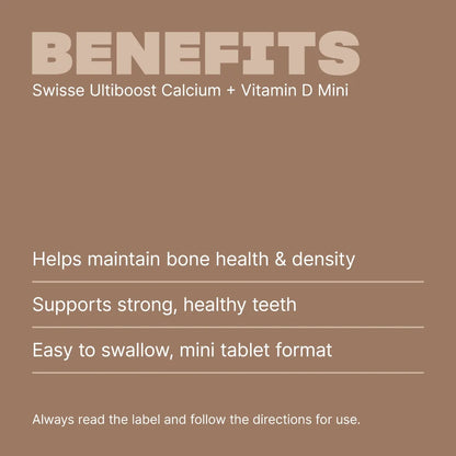 Ultiboost Calcium + Vitamin D Mini Tabs