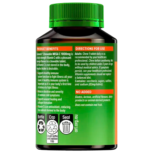Cenovis Chewable Mega C 1000mg Orange