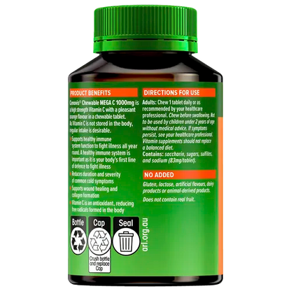 Cenovis Chewable Mega C 1000mg Orange