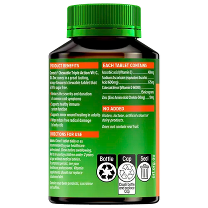 Cenovis Chewable Triple Action Vit C, D & Zinc