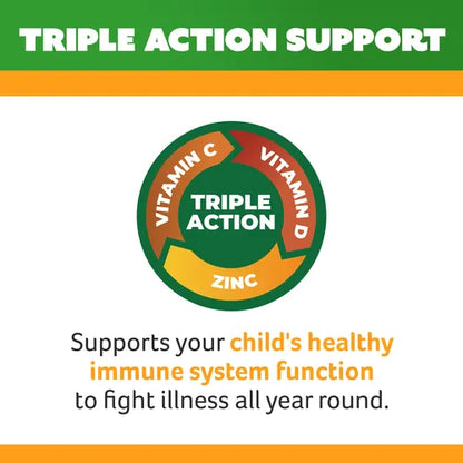 Cenovis Kids Chewable Triple Action Vit C, D & Zinc