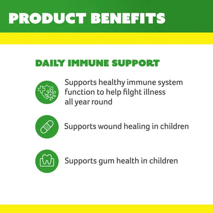 Cenovis Kids Chewable Vitamin C 250mg Lemonade