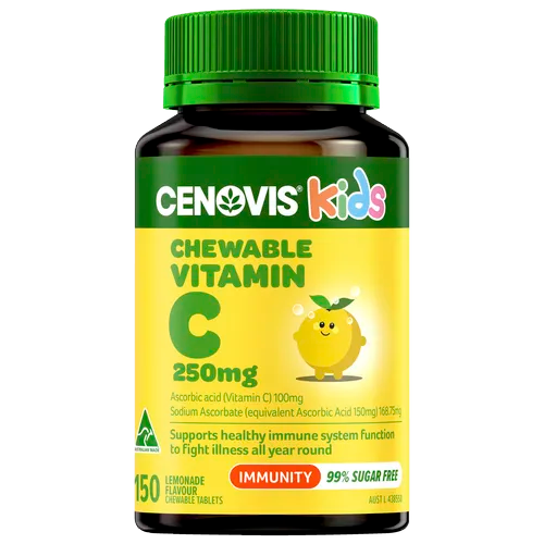 Cenovis Kids Chewable Vitamin C 250mg Lemonade