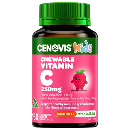 Cenovis Kids Chewable Vitamin C 250mg Strawberry