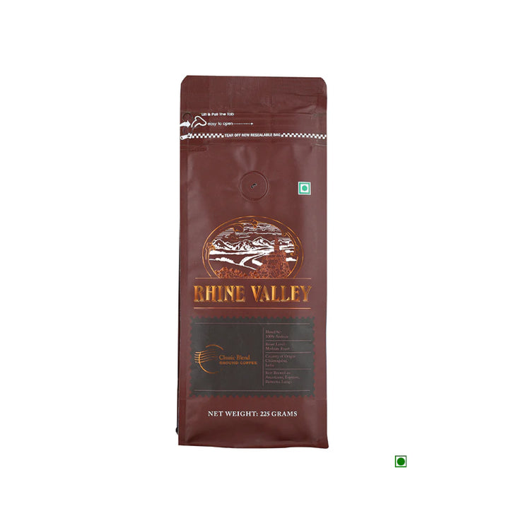 Rhine Valley Classic Blend Ground Coffee – 225g