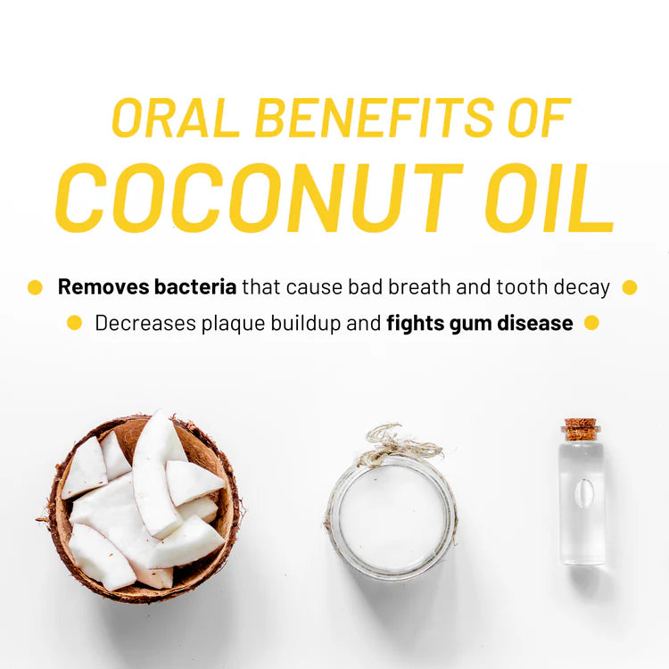 COCONUT OIL Whitening Toothpaste