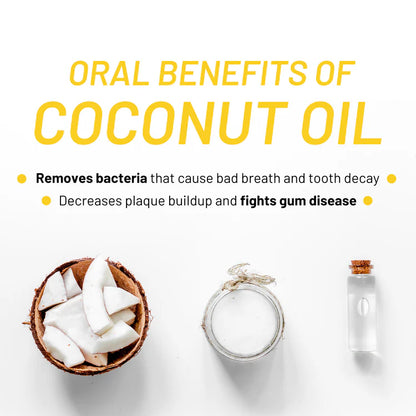 COCONUT OIL Whitening Toothpaste