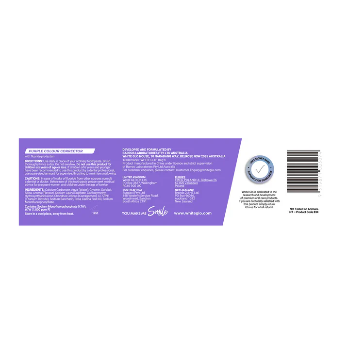 Extra Strength Purple Toothpaste 160g