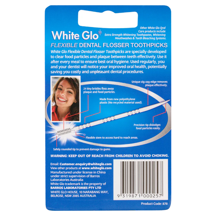 Flexible Dental Flosser Toothpicks 50 Packs