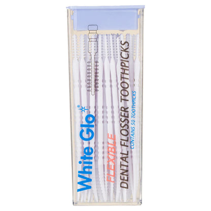 Flexible Dental Flosser Toothpicks 50 Packs