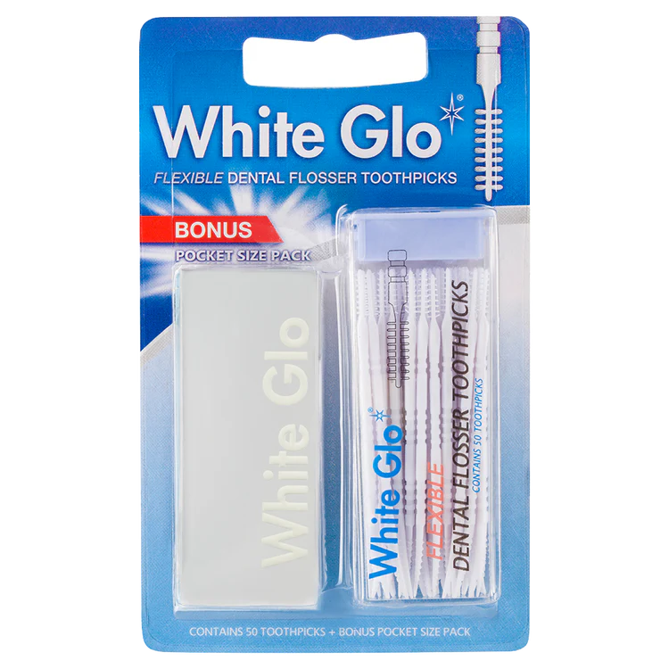 Flexible Dental Flosser Toothpicks 50 Packs