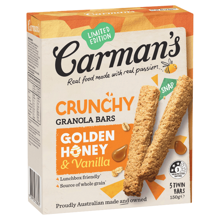 Granola Bars Honey & Vanilla