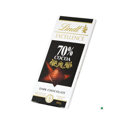 Lindt Excellence 70% Cocoa Dark Chocolate Bar 100g