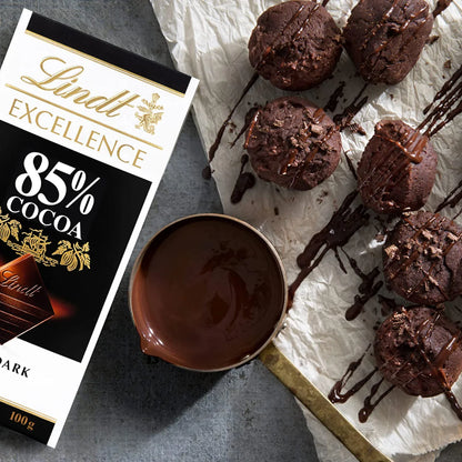 Lindt Excellence 85% Cocoa Dark Chocolate Bar 100g