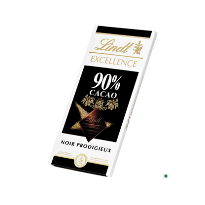 Lindt Excellence 90% Cocoa Dark Chocolate Bar 100g