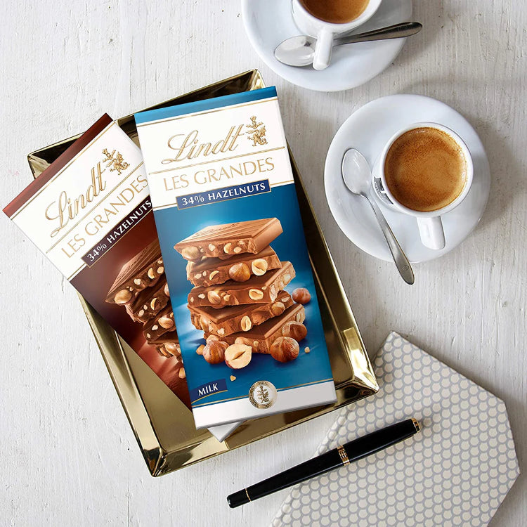 Lindt Grand Hazelnut Milk Chocolate Bar 150g