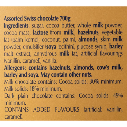 Lindt Napolitains Assorted Chocolate Pack 700g