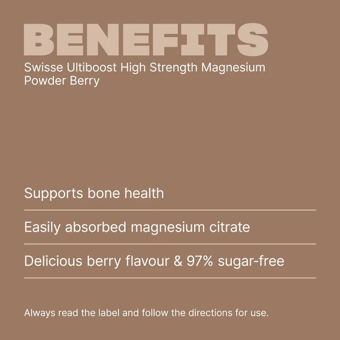 Swisse Ultiboost High Strength Magnesium Powder Berry