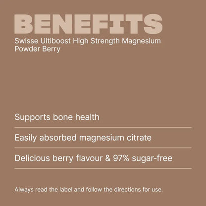Swisse Ultiboost High Strength Magnesium Powder Berry
