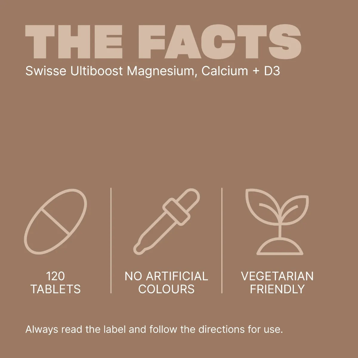 Ultiboost Magnesium, Calcium + Vitamin D3