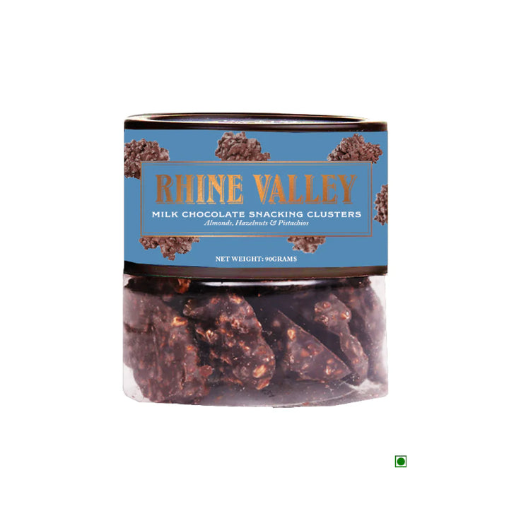 Milk Chocolate Snacking Clusters 90g – Smooth, Crunchy & Irresistible