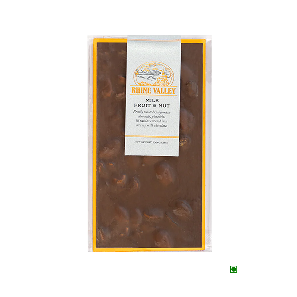 Rhine Valley Milk Fruit & Nut Bar 100g