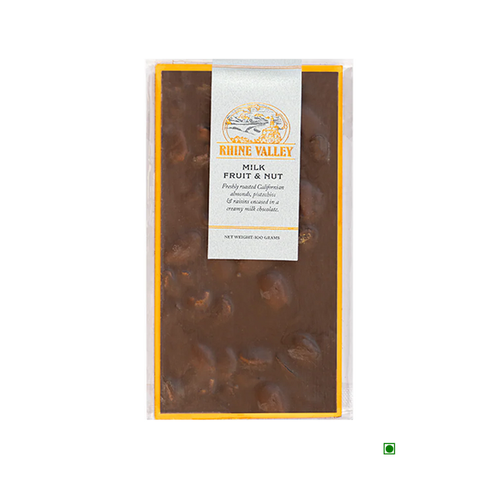 Rhine Valley Milk Fruit & Nut Bar 100g