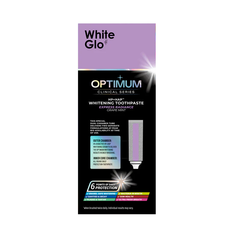 OPTIMUM EXPRESS RADIANCE Whitening Toothpaste