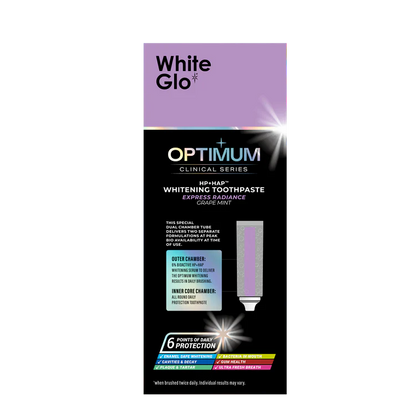 OPTIMUM EXPRESS RADIANCE Whitening Toothpaste