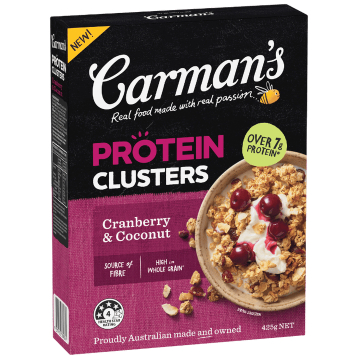 Protein Clusters Cranberry & Coconut