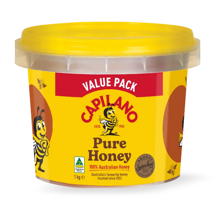 Capilano Pure Australian Honey – 1kg Value Pack