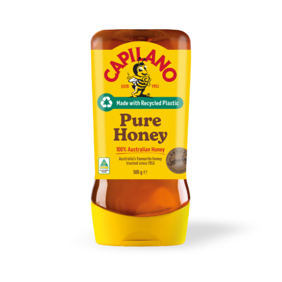 Capilano Pure Australian Honey – 500g Upside Down Squeeze