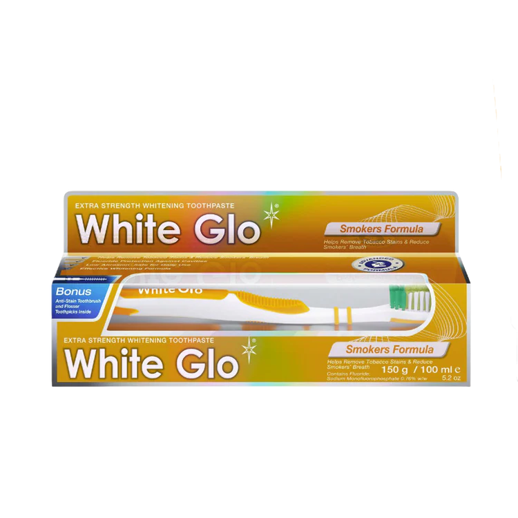 WhiteGlo Smokers Formula Whitening Toothpaste (100ml/150gm)