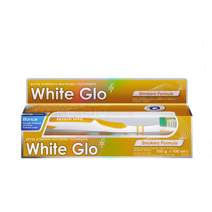 WhiteGlo Smokers Formula Whitening Toothpaste (100ml/150gm)