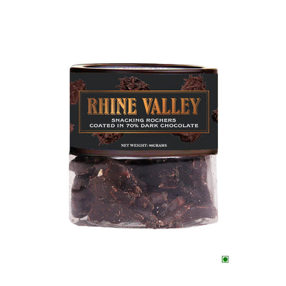 Rhine Valley 70% Dark Chocolate Snacking Clusters 90g