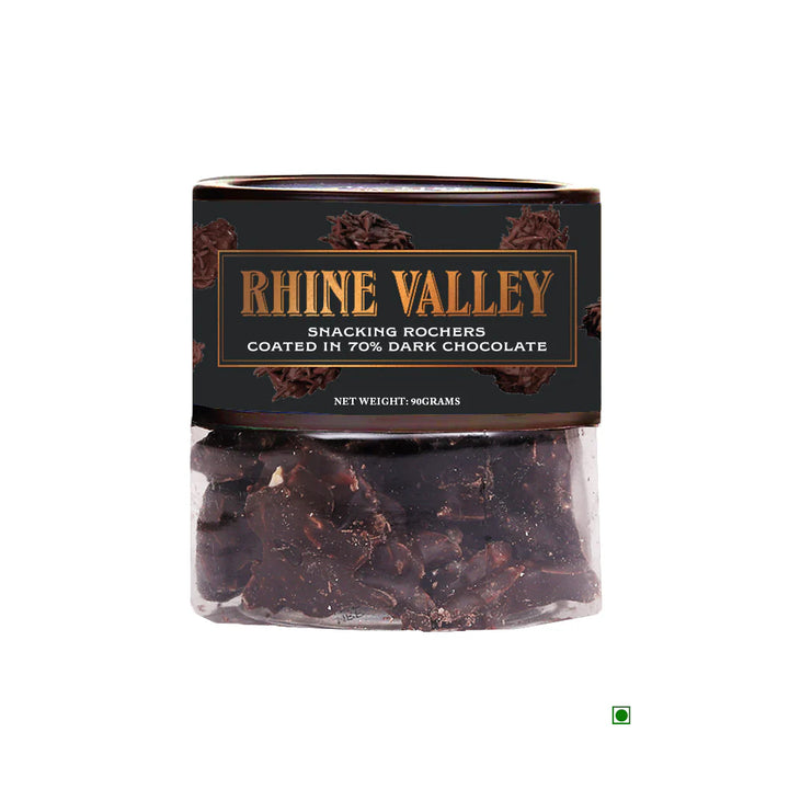 Rhine Valley 70% Dark Chocolate Snacking Clusters 90g