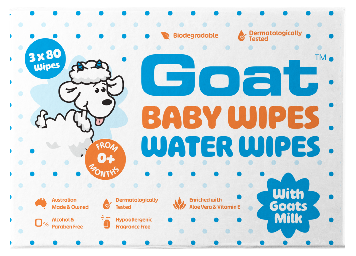 Goat Baby Water Wipes 240 pack
